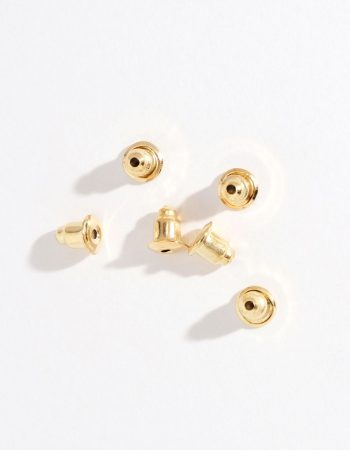 Gold Earring Backings